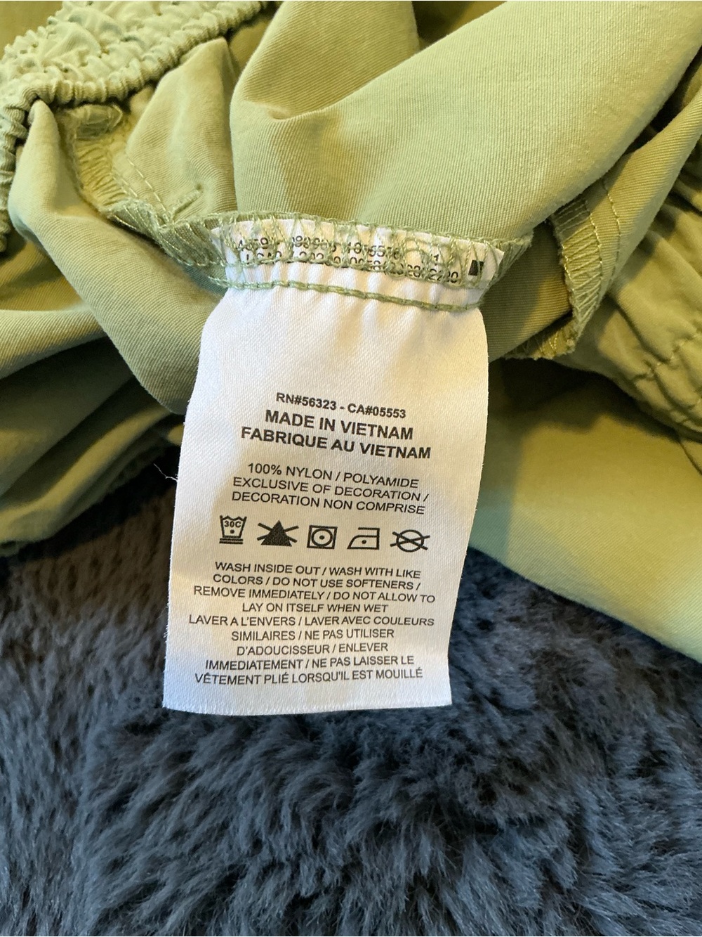 Nike Olive Green Drawstring Hem Track Pants - Picture 7 of 8